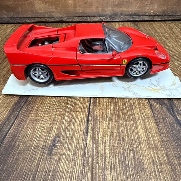 Diecast Ferrari F50 Red Super Car Metal Body Model Kit 1/24 Scale - Picture 3 of 10